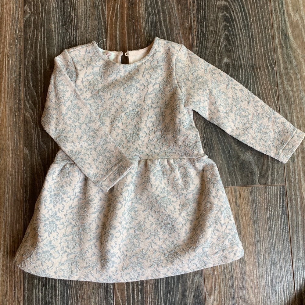 Zara pink and silver dress